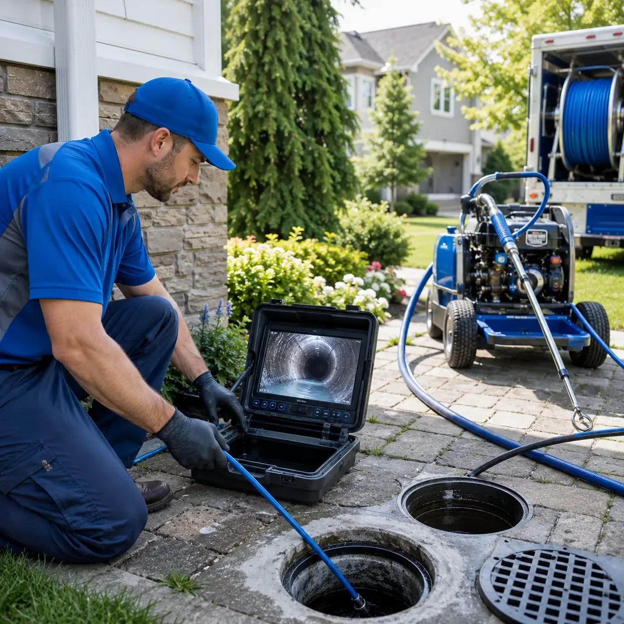 Outdoor drain cleaning professionals serving Archbald, PA